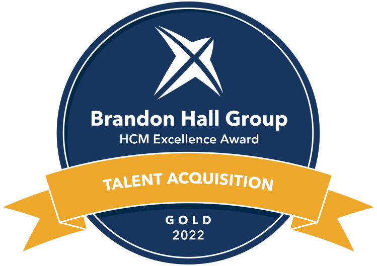 Brandon Hall Gold award badge 2022